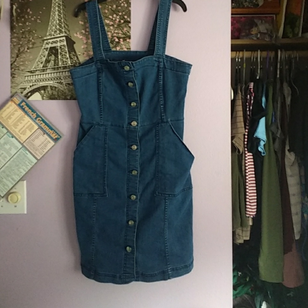 Button-Up Jean Dress